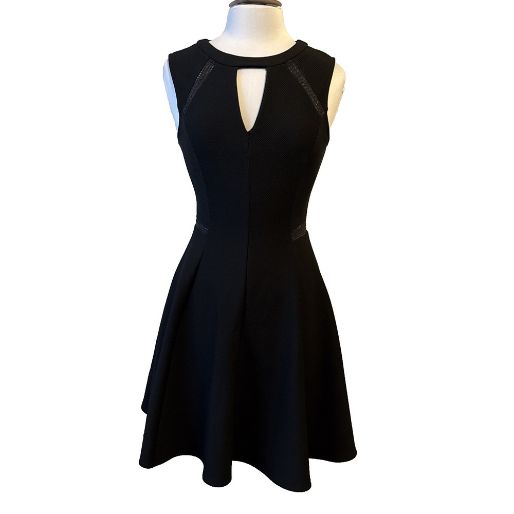 Mystic Sleeveless Sheer Accent Cut Out Party Black‎ Dress Junior Lg Whimsigoth